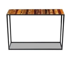 Konsolinis staliukas, perdirbtos medienos masyvas, 110x35x76 cm