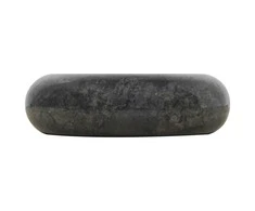 Kriauklė, juoda, 40x12cm, marmuras