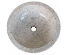 Kriauklė, kreminė, 40 cm, marmuras