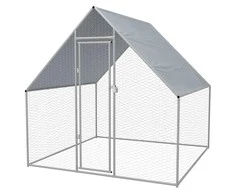 Lauko narvas viščiukams, cinkuotas plienas, 2x2x1,92 m
