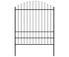 Lauko tvora su iečių viršug., juoda, (1,75-2)x1,7m, plienas