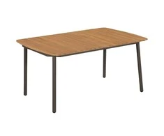 Sodo stalas, 150x90x72cm, akacijos med. mas. ir plienas