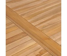 Sodo stalas, 150x90x77cm, tikmedžio medienos masyvas