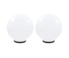 LED lempos, rutulio formos, 2vnt., sferiniai, 40cm, PMMA