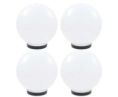LED lempos, rutulio formos, 4vnt., sferinės, 25cm, PMMA
