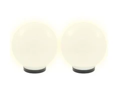 LED lempos, rutulio formos, 4vnt., sferinės, 25cm, PMMA