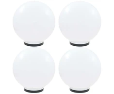 LED lempos, rutulio formos, 4vnt., sferinės, 40cm, PMMA