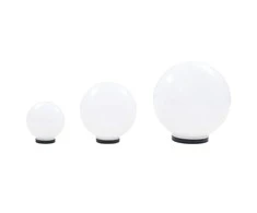 LED lempų rink., rut. form., 2d., sferiniai, 20/30/40cm, PMMA