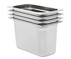 Gastronorm indai, 4 vnt., nerūdijantis plienas