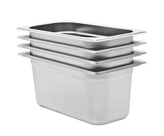 Gastronorm indai, 4 vnt., nerūdijantis plienas