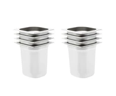Gastronorm indai, 8 vnt., nerūdijantis plienas