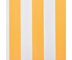 Markizės uždangalas, oranžinė ir balta, 350x250cm