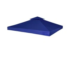 Pakait. pavėsinės uždangalas, 310g/m², tams. mėlynos sp., 3x3m