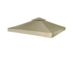 Atsarginis pavėsinės uždangalas, 310g/m², smėlio, 3x3m