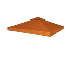 Pakaitinis pavėsinės uždangalas, oranžinis, 3x3m, 310g/m²
