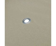 Atsarginis pavėsinės uždangalas, 310g/m², smėlio, 3x3m