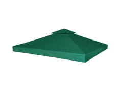 Pakait. pavėsinės uždangalas, 310g/m², žalios sp., 3x3m
