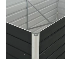 Pakeltas sodo lovelis, antr. sp., 160x80x77cm, galvan. plienas
