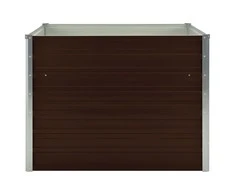 Pakeltas sodo lovelis, rudas, 100x100x77cm, galvan. plienas