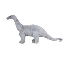 Pastat. pliušin. žaislas dinozauras brachiozauras, pilkas, XXL