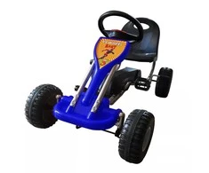 Pedalais minamas kartingas, mėlynas