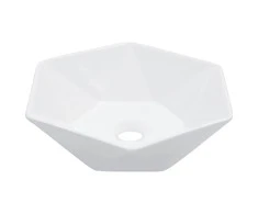 Praustuvas, baltos sp., 41x36,5x12cm, keramika