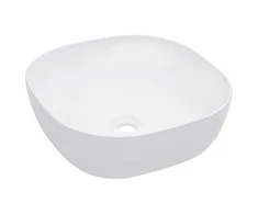Praustuvas, baltos sp., 42,5x42,5x14,5cm, keramika