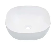 Praustuvas, baltos sp., 42,5x42,5x14,5cm, keramika