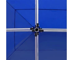 Prof. išskleidžiama proginė palapinė, mėlyna, 6x3m, aliuminis