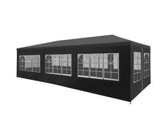 Proginė palapinė, 3x9m, antracito spalvos