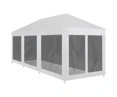 Proginė palapinė su 8 tinklinėmis šoninėmis sienelėmis, 9x3m