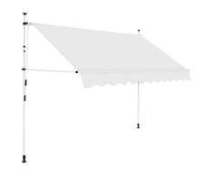 Rankiniu būdu ištraukiama markizė, kreminė, 250cm