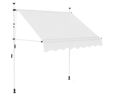 Rankiniu būdu ištraukiama markizė, kreminė, 200 cm