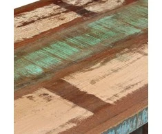 Rašomasis stalas, perdirbtos medienos masyvas, 140x50x77cm