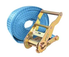 Reketo tvirtinamieji dirželiai, 10vnt., 2t., 6mx38mm, mėlyni