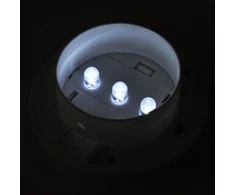 Saulės energija įkraunami LED lauko šviestuvai, 12 vnt., balti