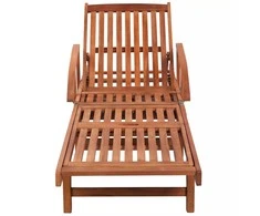 Sofa Saulės gultai, 2 vnt., su staliuku, akacijos mediena