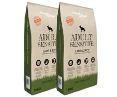 Sausas Maistas šunims, Adult Sensitive su ėriena ir ryžiais, 2vnt., 30kg