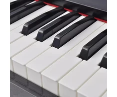 Skaitmeninis pianinas, 88 klavišai, juoda melamino plokštė