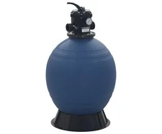 Smėlio filtras baseinui su 6 pozicijų vožtuvu, mėlynas, 560mm