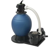 Smėlio filtras su siurbliu, 1000 W, 16 800 l/val., XL
