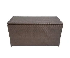 Sodo daiktadėžė, ruda, 120x50x60cm, poliratanas