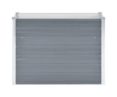 Lovelis, pilkas, galvanizuotas plienas, 100x40x77cm