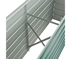 Lovelis, žalias, galvanizuotas plienas, 160x40x77cm