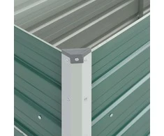 Lovelis, žalias, galvanizuotas plienas, 160x40x77cm