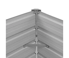 Lovelis, rudas, 100x40x77cm, galvanizuotas plienas, aukštas