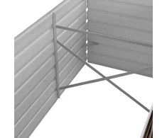 Lovelis, rudas, 320x80x45cm, galvanizuotas plienas, aukštas