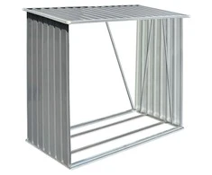Sodo malkinė, galvanizuotas plienas, 163x83x154cm, pilka