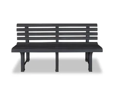 Sodo suoliukas, 145,5cm, plastikas, antracito spalva