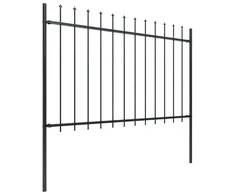 Sodo tvora su iečių viršugal., juoda, 1,7x1,2m, plienas